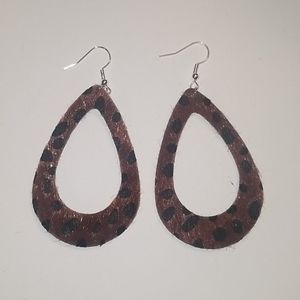 Stylish Leopard Print Earrings